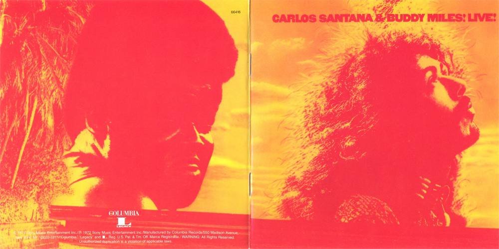 carlos santana buddy miles live 1972 capa contracapa